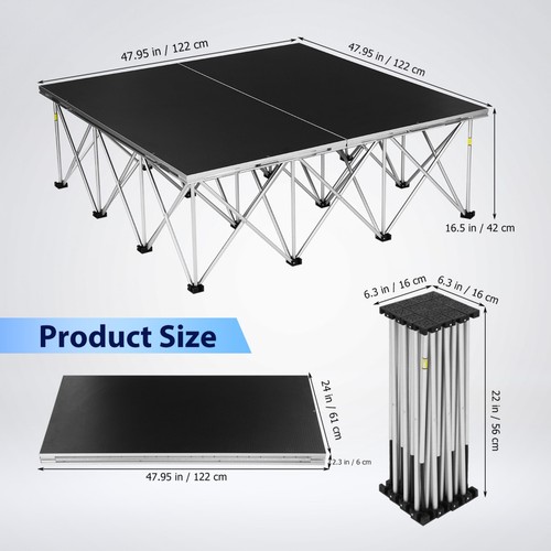 4x4 folds portable - folds, stage